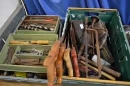 Wood working and other tools.