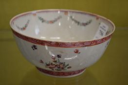 A Chinese famille rose bowl.