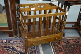 A mahogany canterbury.