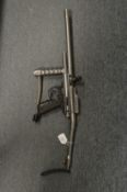 A paintball gun.