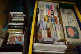A large quantity of playing cards etc.