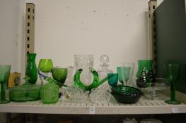 A quantity of glassware.