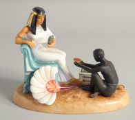 A ROYAL DOULTON PORCELAIN GROUP 