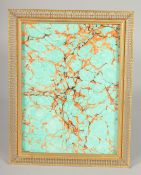 AN UPRIGHT GILDED PHOTOGRAPH FRAME 10.5ins x 8ins.