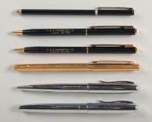 SIX VARIOUS PENS
