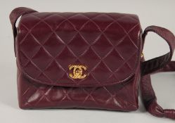 A CHANEL BLACK PADDLE BAG, No. 2889162. 7ins in a black dust bag.