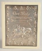 OUR BABY. THE FIRST FIVE YEARS SILVER BOOK. 9.5ins x 7.75ins in a blue box.