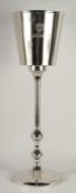 A BOLLINGER CHAMPAGNE COOLER on a stand. 2ft 8ins long.