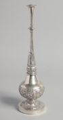 A RARE LARGE 19TH CENTURY CHINESE ROSEWATER SPRINKLER for the Islamic Indian market, hallmarked,