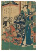 SIX LATE 19TH CENTURY JAPANESE WOODBLOCK PRINTS depicting Kabuki actors, various artists, (6).