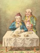 James Gillray (1757-1815), 'Charming - Well Again', hand-coloured caricature, 10.5