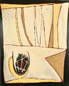 Manner of Frost, circa 1960, A composition, oil on canvas, indistinctly signed and dated '61, 39.