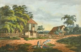 Laurrie and Whittle, 'View of the Gipsy House in Norwood, Surry', 18th Century hand coloured