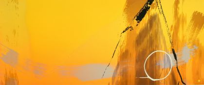 Neil Canning (b. 1960), 'Glow' as an abstract composition, signed, dated 2002 and numbered 33/75