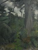 G. Rocher, Circa 1949, French School, a forest scene, oil on canvas, signed, 25.5