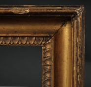 An Early 19th Century moulded frame with ribbon decoration, rebate size 6.5