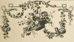 A small group of Old Master prints of decorative subjects, sizes from 2.75