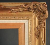 A 20th Century gilt composition frame, rebate size to the linen slip 20
