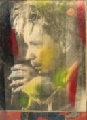 Pietro Psaier (1936-2004), 'Rotten to the Core', artist proof silkscreen print and mixed media on