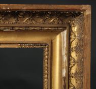 An early 19th Century French gilt composition frame, rebate size 9