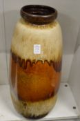 A German pottery vase.