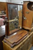 A good 19th century mahogany dressing table mirror.