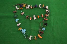 A decorative necklace.