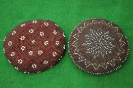 An unusual bead work box.