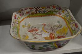 A Mason's ironstone bowl.
