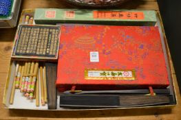 Chinese calligraphy items etc.