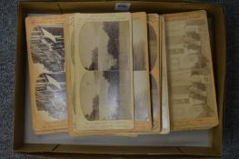 A quantity of stereoscopic viewing cards.