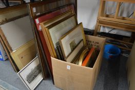 A collection of engravings, colour prints etc.