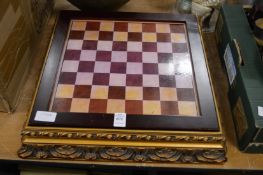 A decorative chess board.