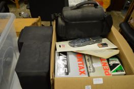 Camera equipment, hi-fi etc.