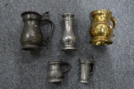 Pewter measures etc.