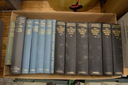 A box of books relating to Winston Churchill.