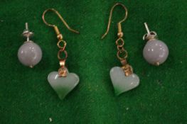 Decorative earrings.