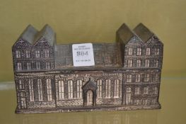 A metal box modelled as a factory.