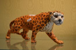 A Beswick model of a leopard.