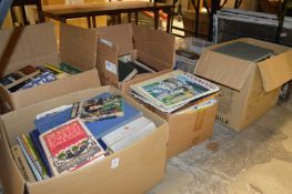 A quantity of books.