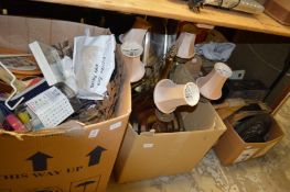 A quantity of household miscellaneous, records etc.