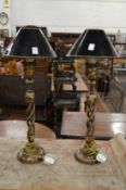 A good pair of Kashmiri table lamps.