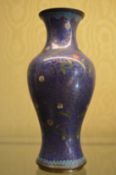 A cloisonne vase.