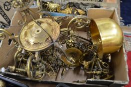 Ormolu light fittings etc.