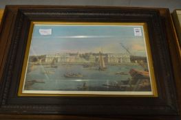 A pair of colour prints and a photographic print of a Father Russell.