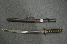 A Japanese Wakizashi.