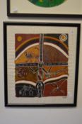 Noel Doyle African subjects, colour prints, a pair.
