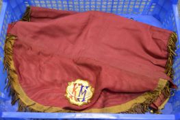 A Masonic apron.
