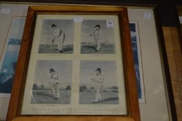 Two cricket prints.