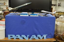 Items relating to Pan Am airline.
